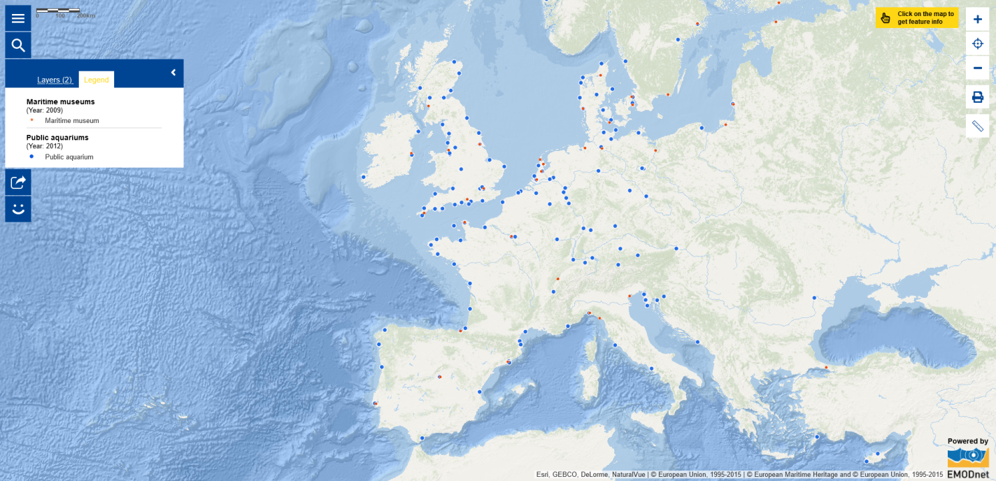 Map of the Week – World Ocean Day, Museums and Aquariums