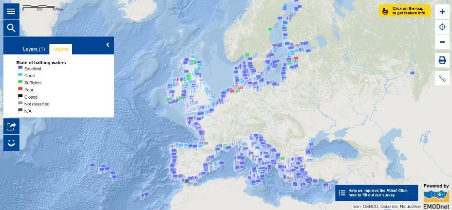 Map of the Week – State of bathing waters - European Commission